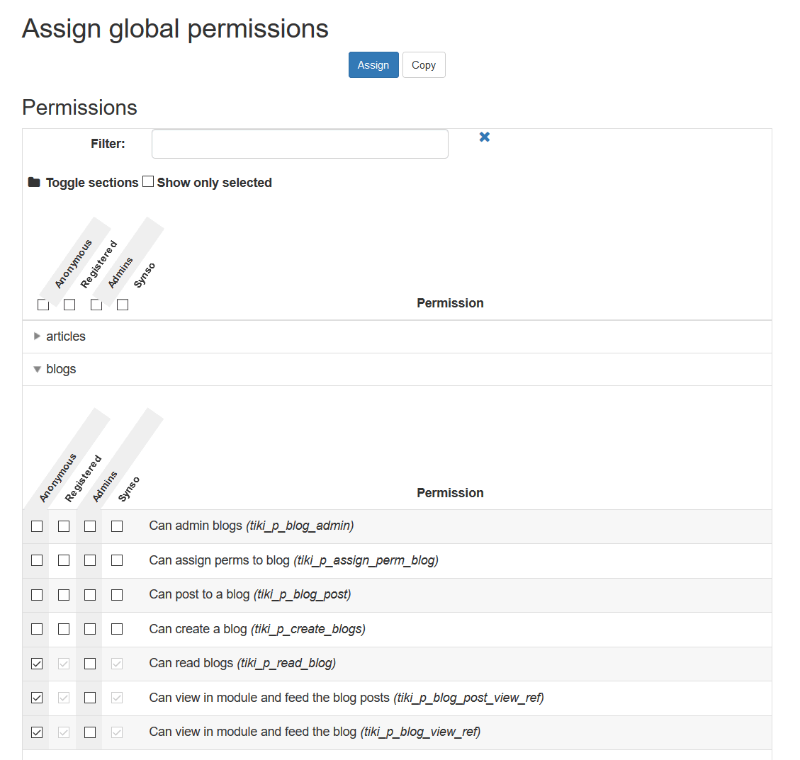 object permissions interface image